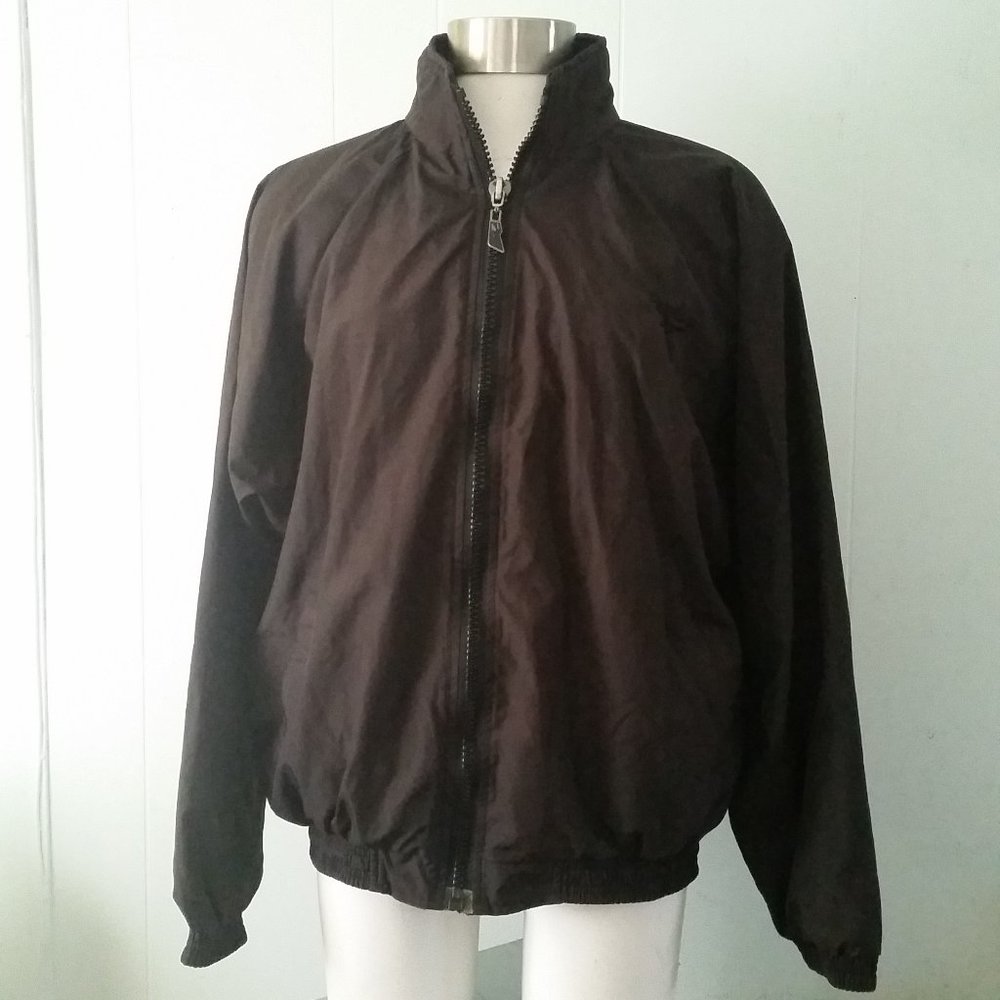Simple Black Windbreaker Reebok Gym Athletica